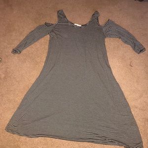 Cotton black&white striped shirt by Rolla Coster